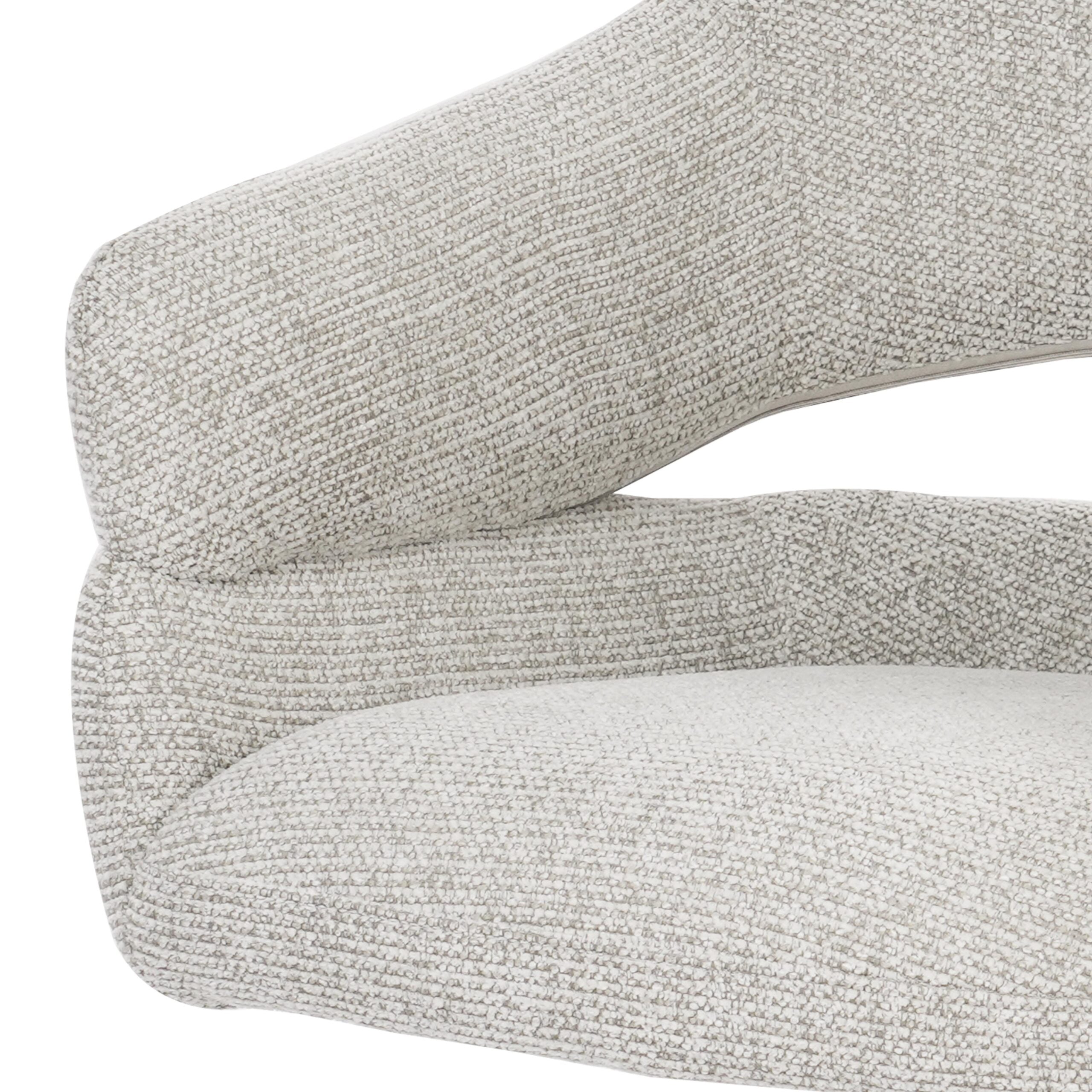 Draaibare eetkamerstoel Lily Beige - Industrieelinhuis.nl