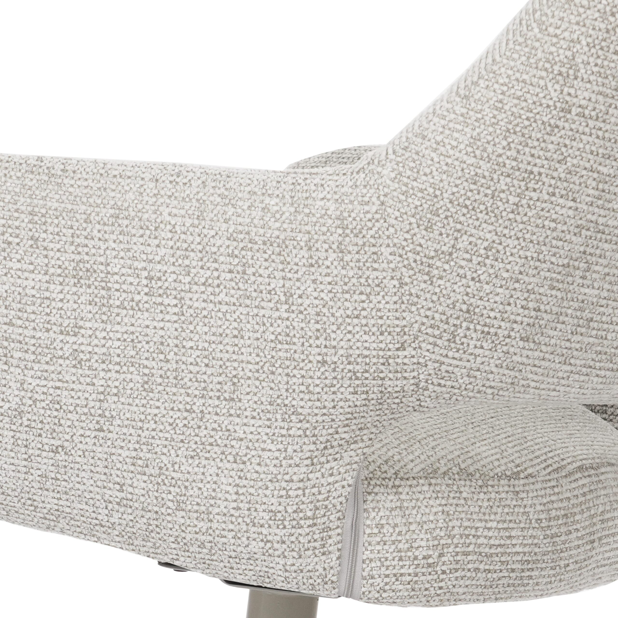 Draaibare eetkamerstoel Lux Beige - Industrieelinhuis.nl