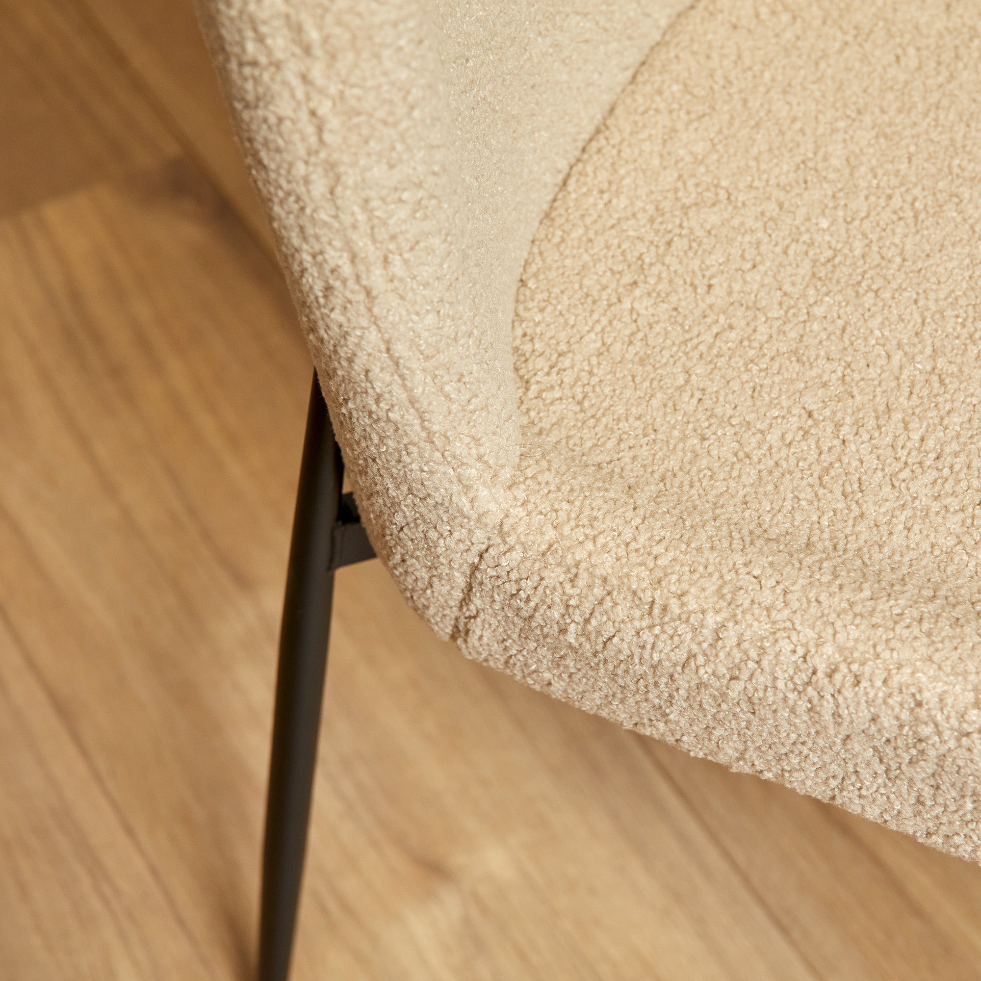 Eetkamerstoel Tess | Beige - Industrieelinhuis.nl
