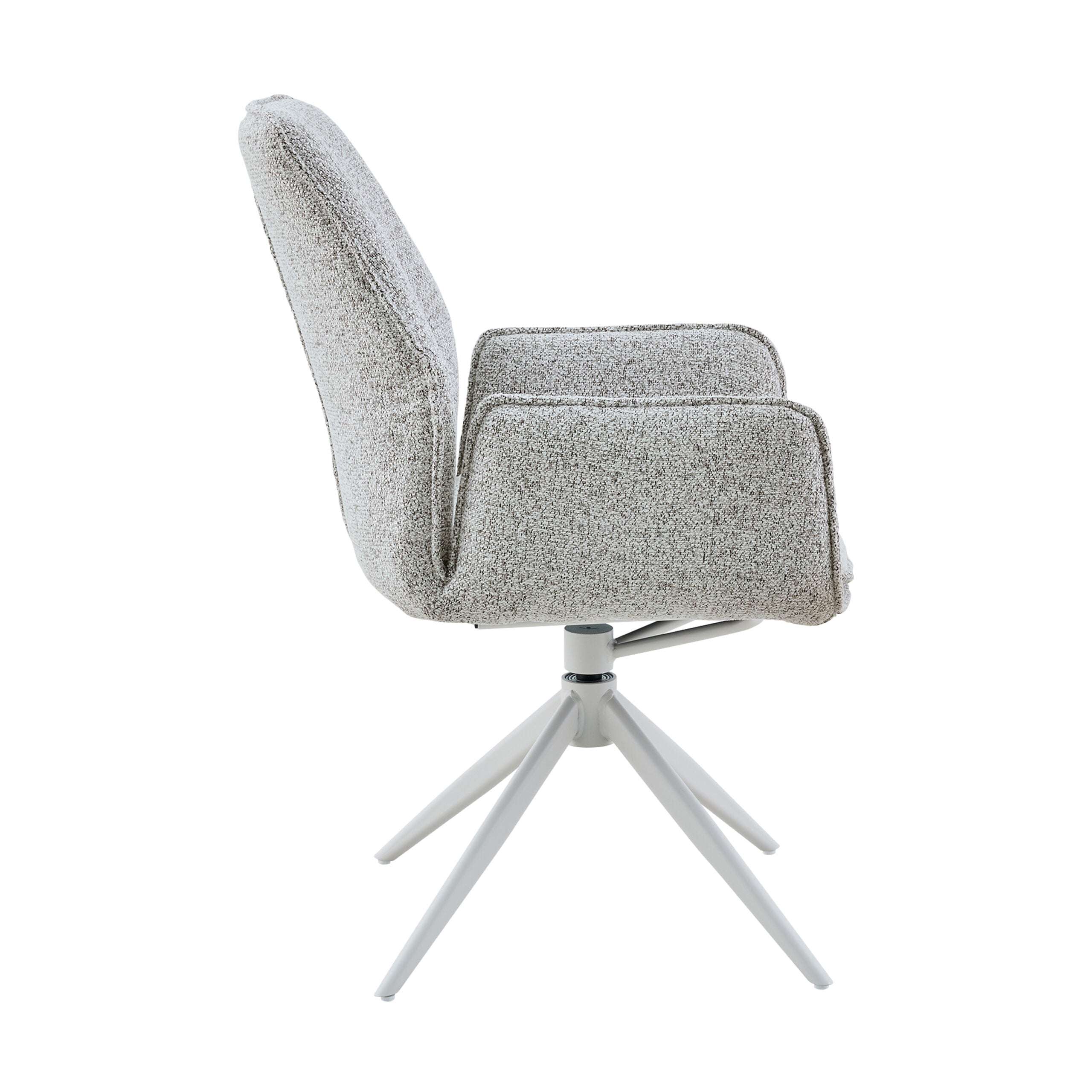 Armstoel Hera Lichtgrijs - Industrieelinhuis.nl