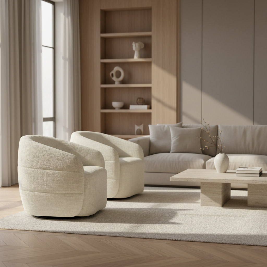 Fauteuil Yara Off White