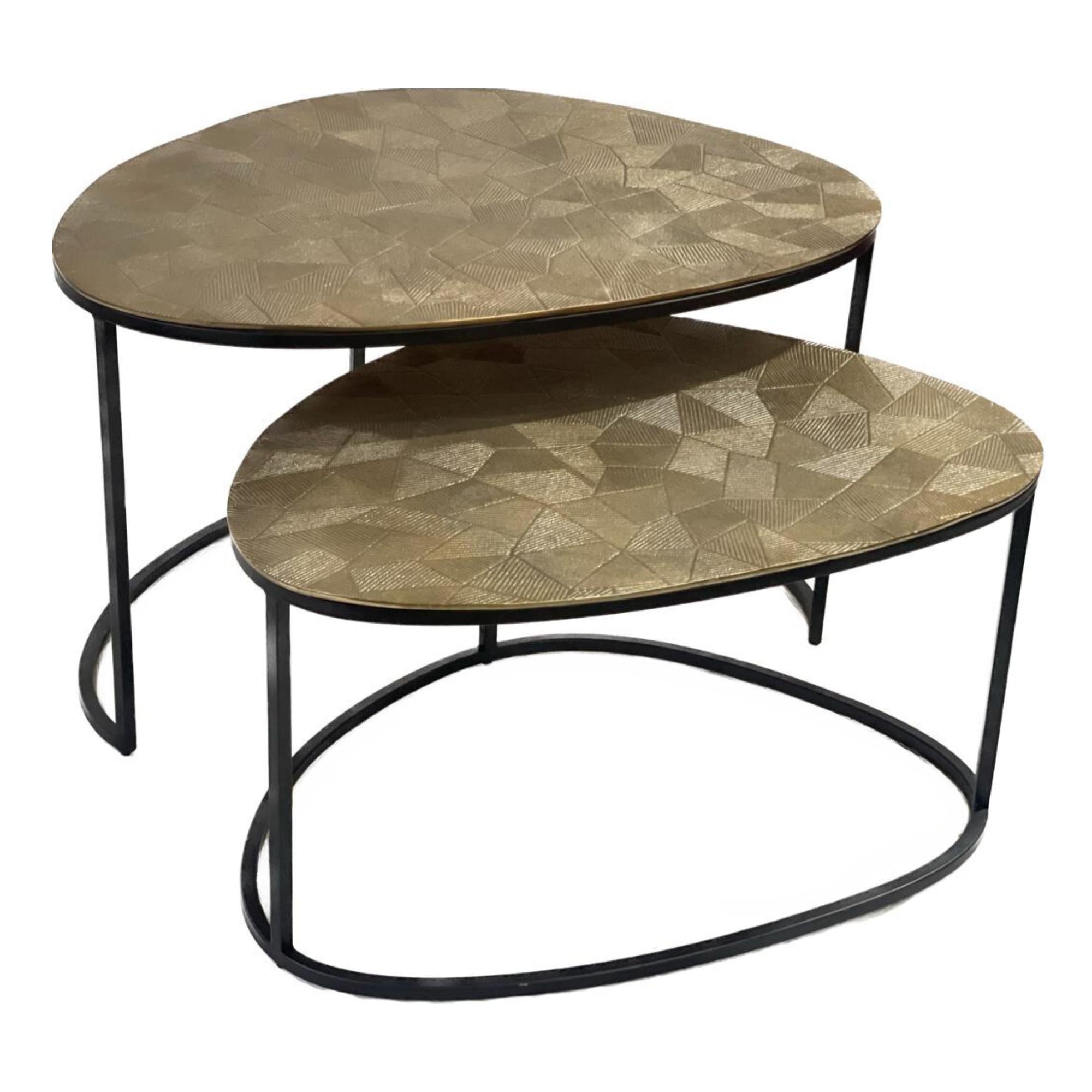 Salontafel Ziva Goud 90 cm