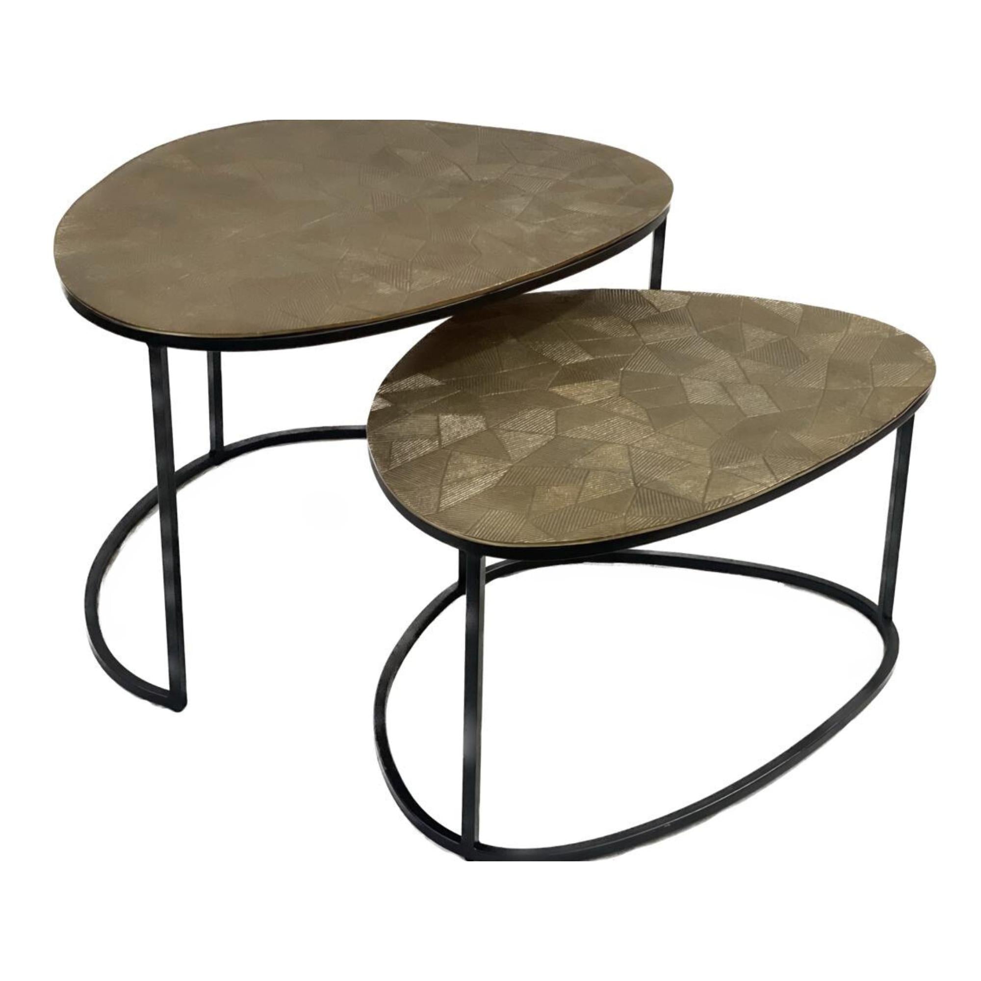 Salontafel Ziva Goud 90 cm