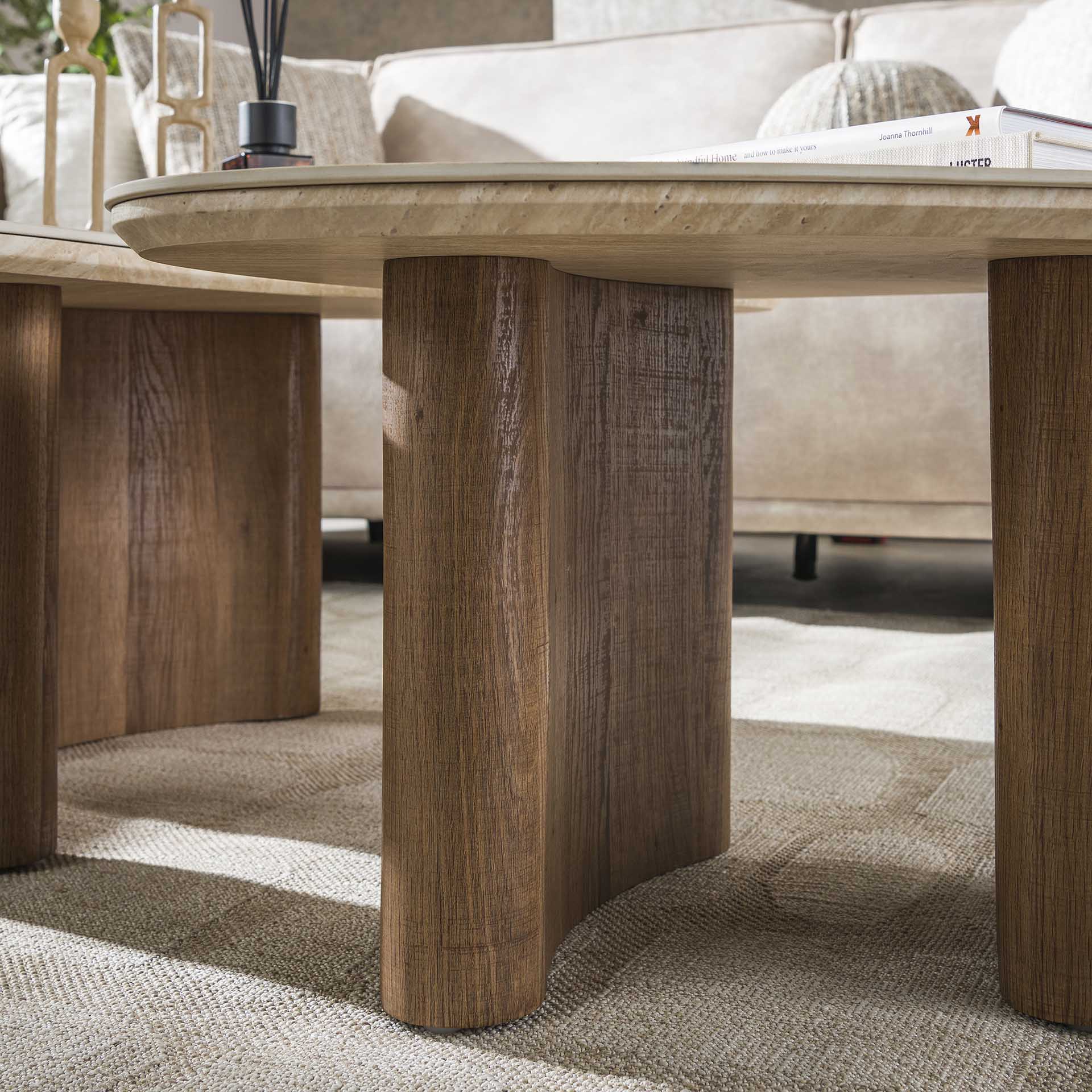 Salontafel set van 2 Trevi | Organische salontafels