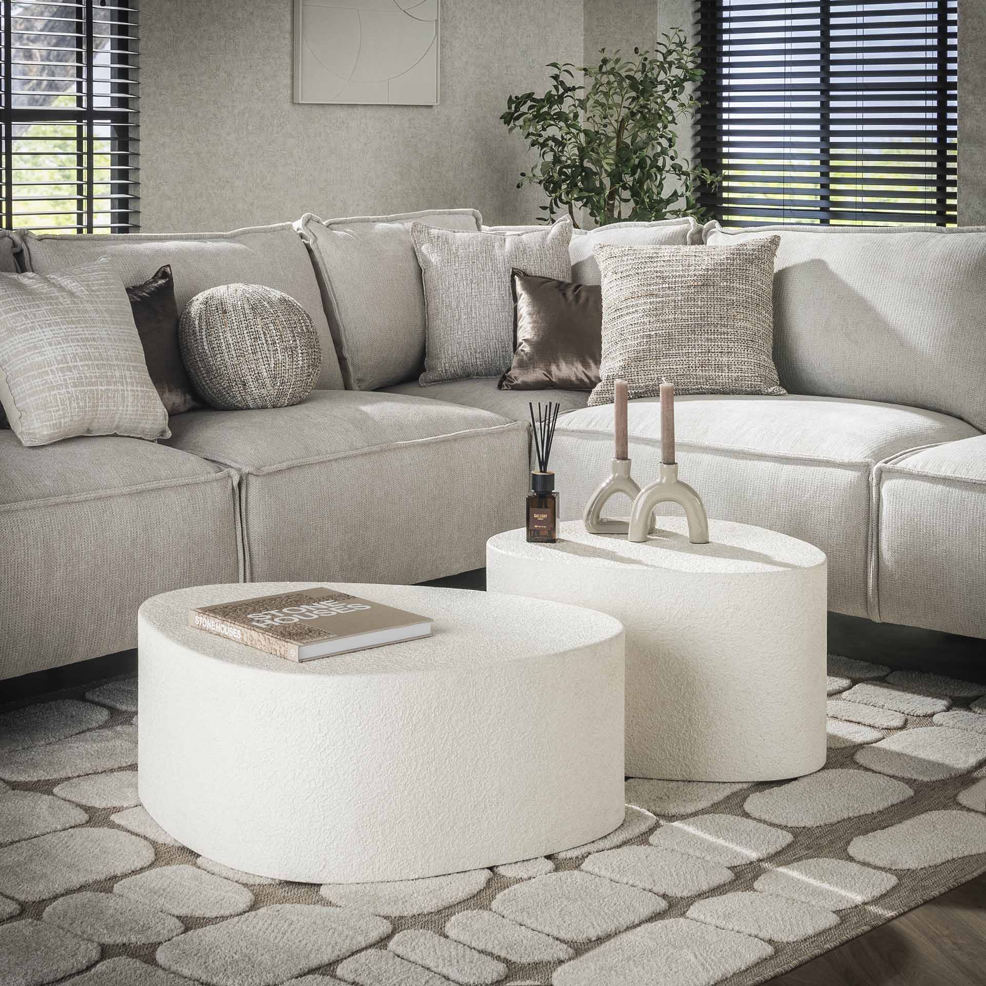 Salontafelset Stone Organic Stone | Organische salontafel