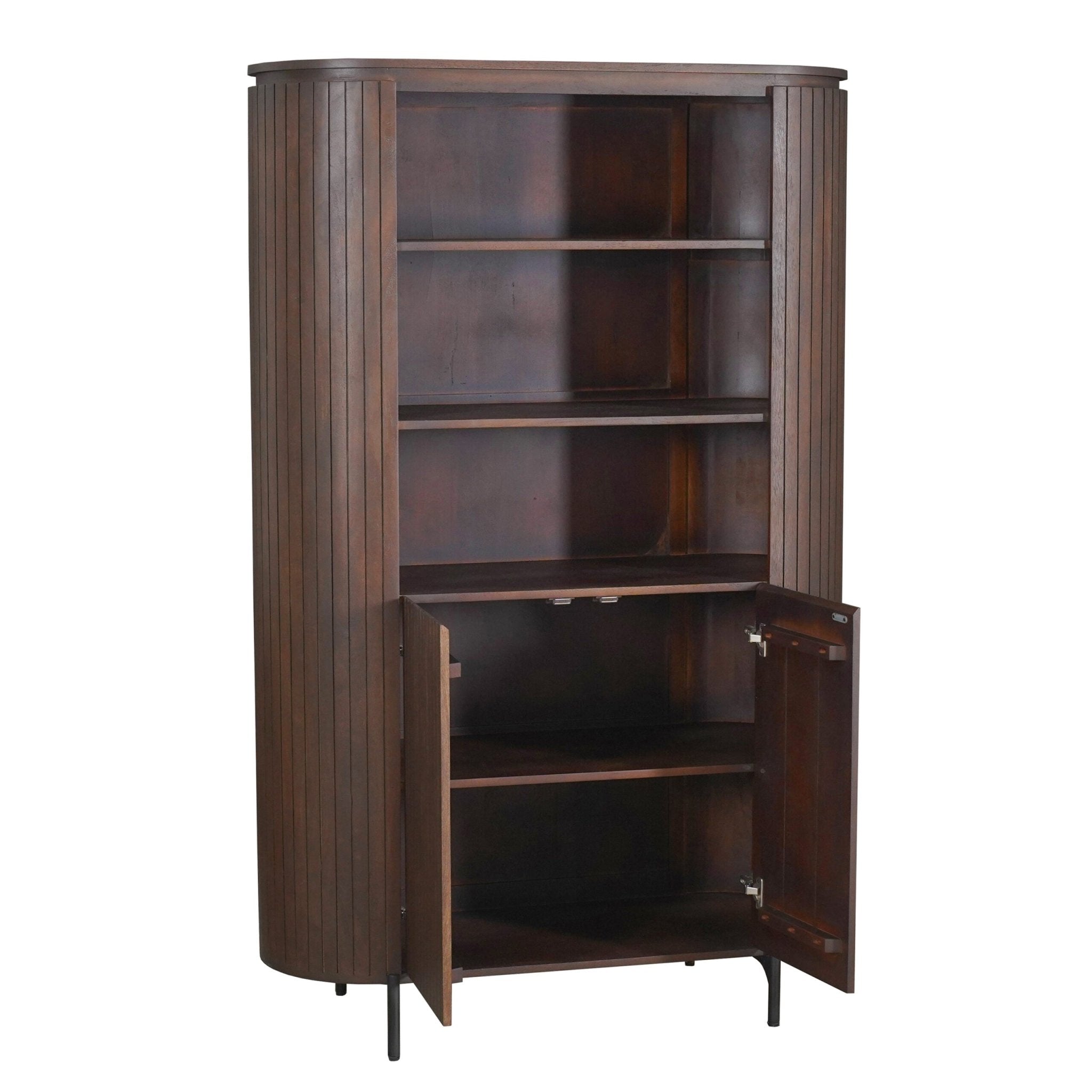 Wandkast Solana Bruin Mangohout 115 cm