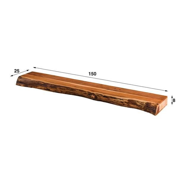 Wandplank Boomstam 150cm