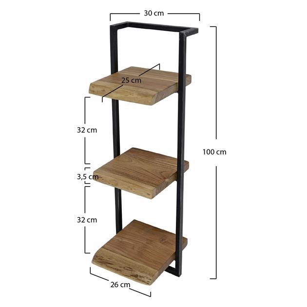 Wandplank Eddie 30x100 cm