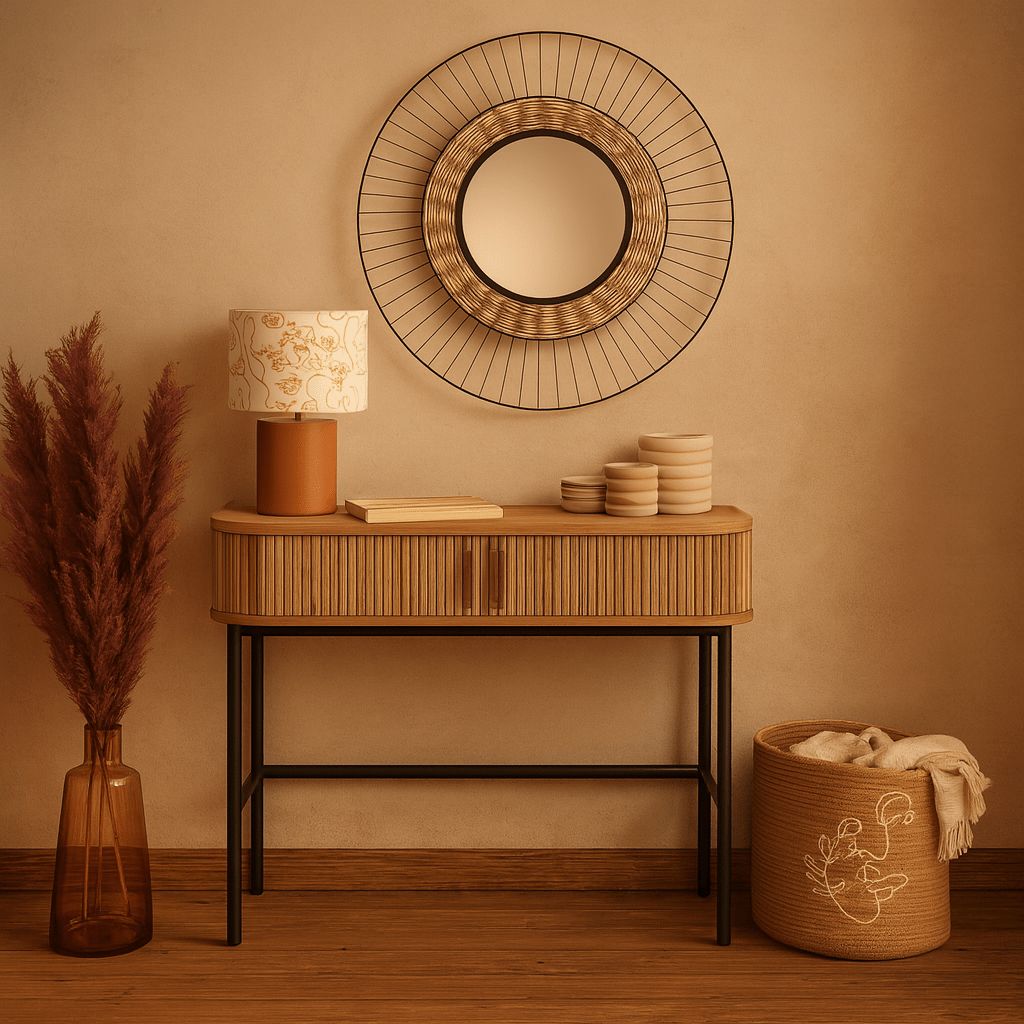 Sidetable Bali ronde vormen | 100x35x80,5cm - Industrieelinhuis.nl