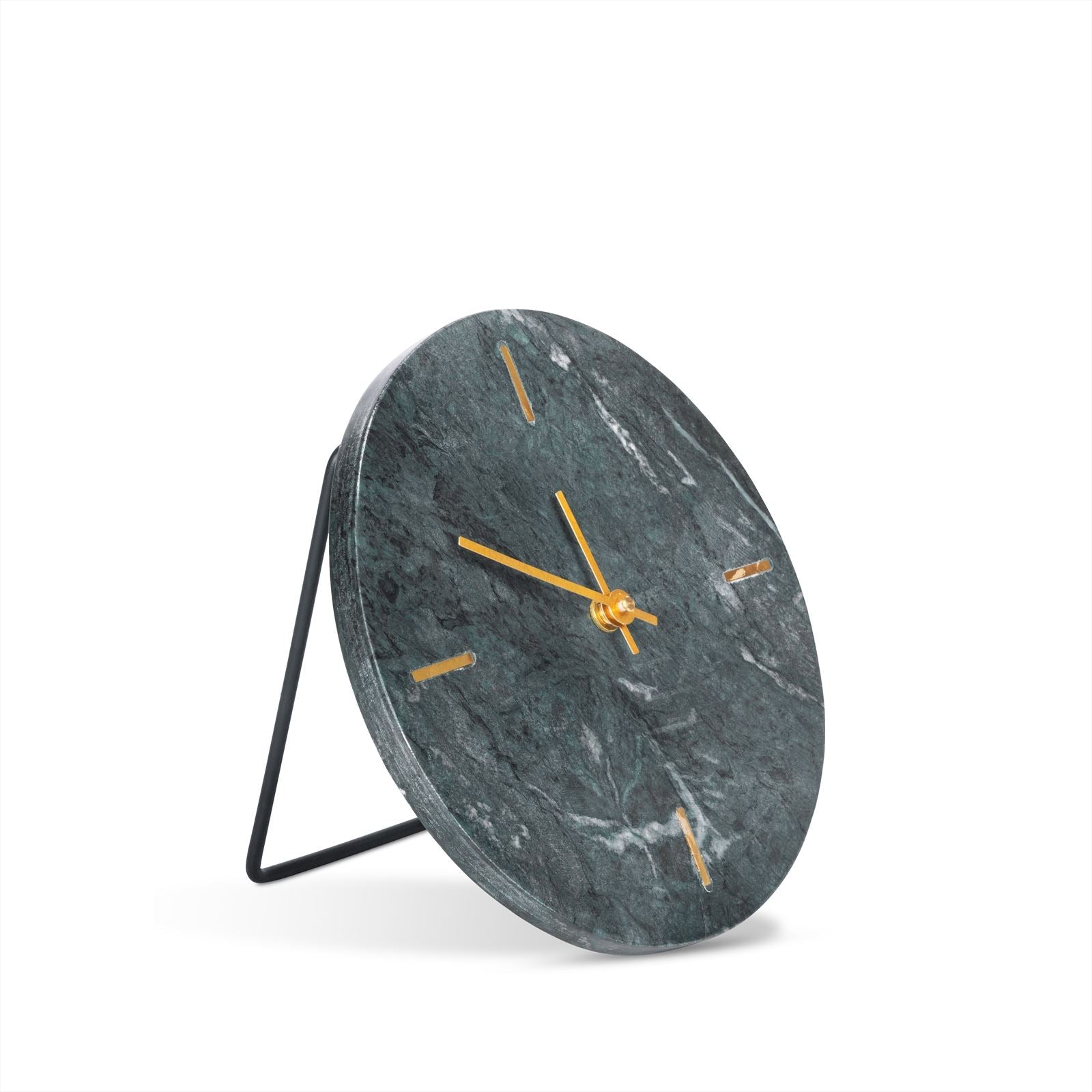 Kleine Groene Tafelklok - Industrieelinhuis.nl