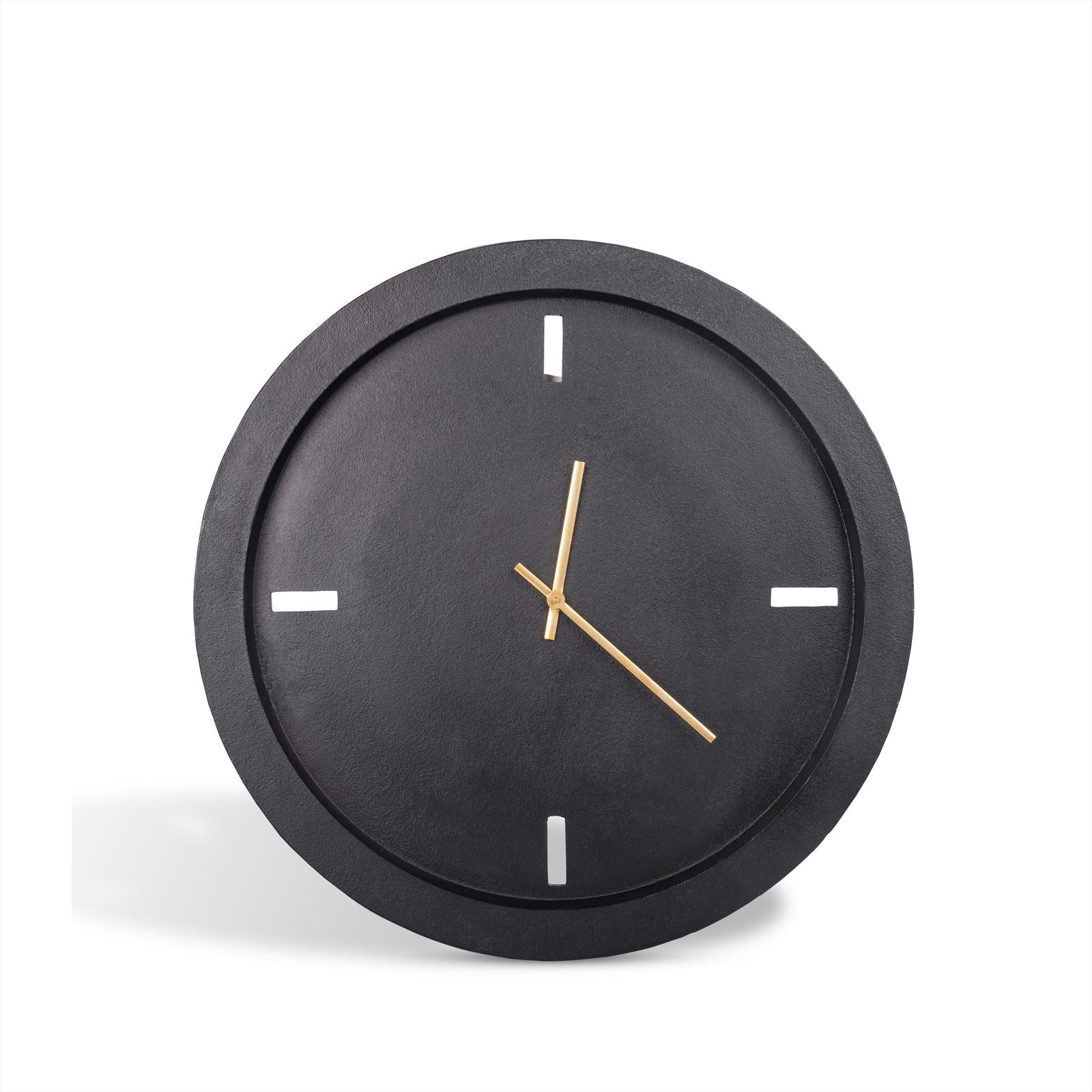 Wandklok Zwart Groot - Industrieelinhuis.nl