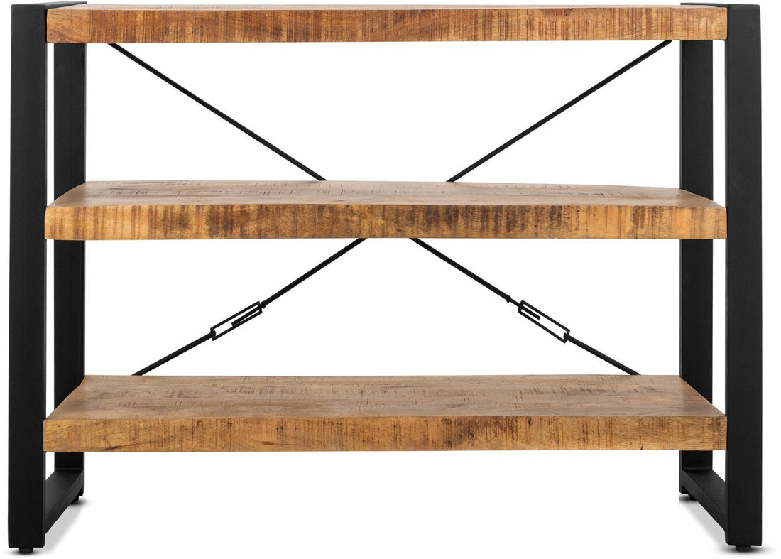 Sidetable van mangohout | Industrieel | 120x40x80cm