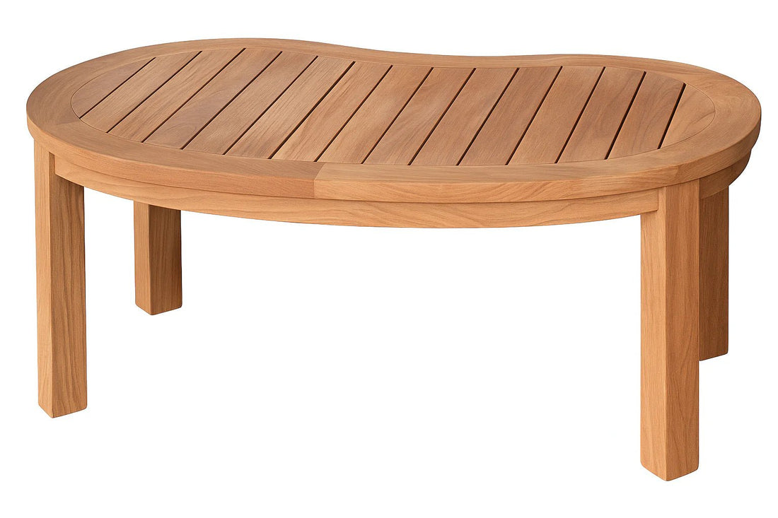 Tuin Salontafel Organisch Teak - Industrieelinhuis.nl