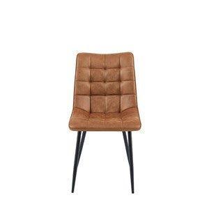 Dining Chair Lucille Cognac 4 pieces a box - Industrieelinhuis.nl