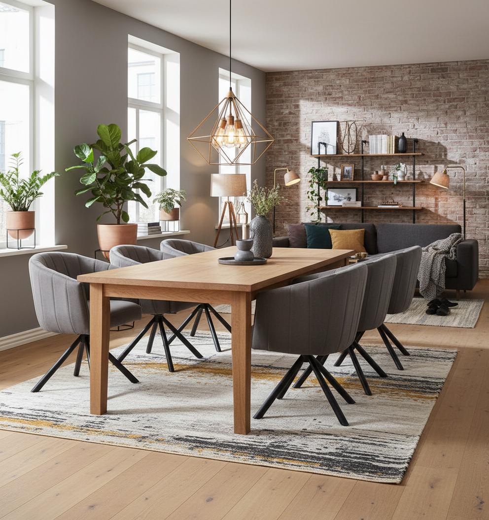 Eetkamerstoel Utah Antraciet