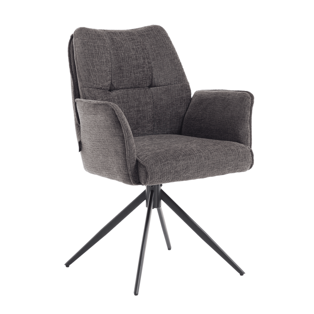 Eetkamerstoel Sem Tresor 16 Donkergrijs - Industrieelinhuis.nl