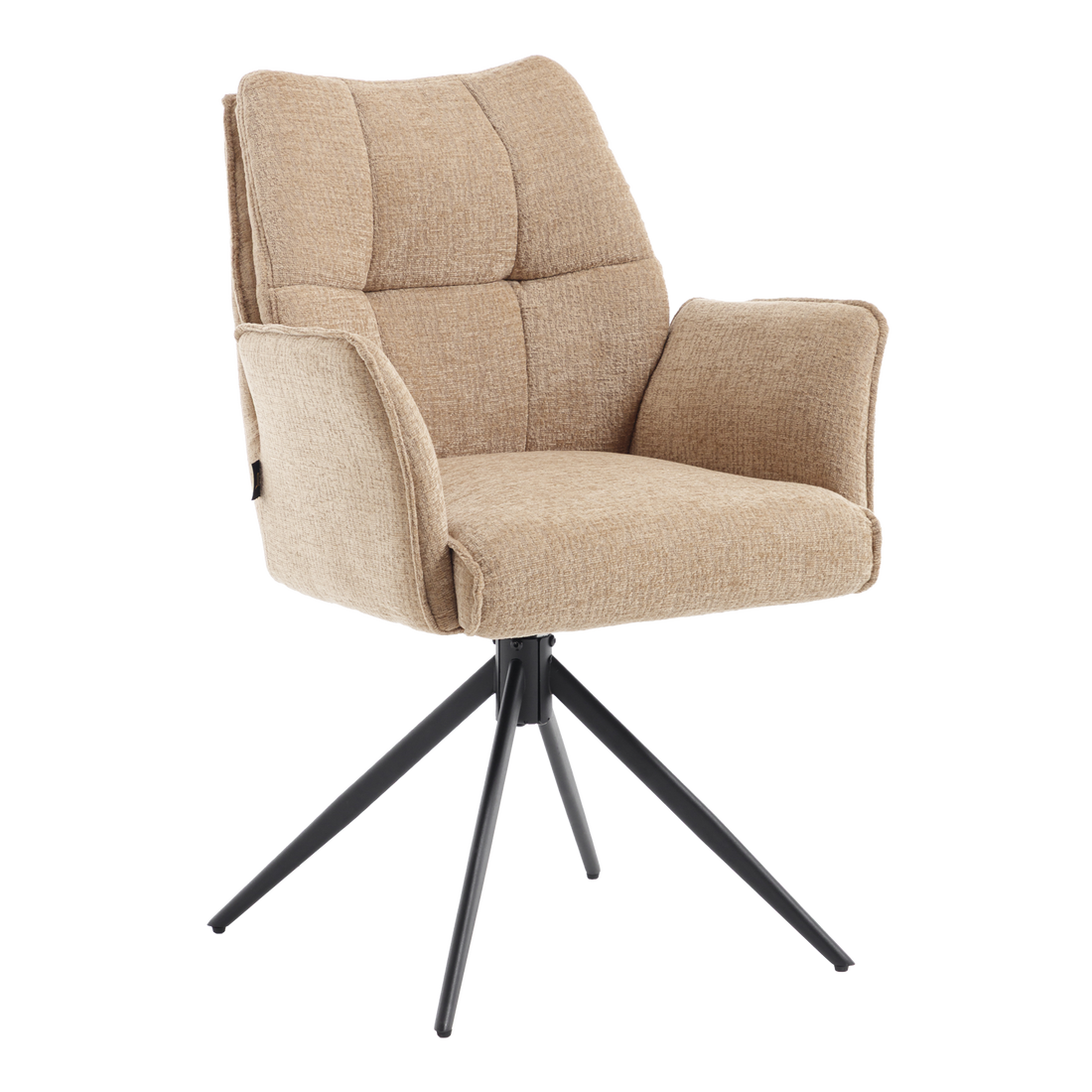 Eetkamerstoel Sem Tresor 31 Lichtbruin - Industrieelinhuis.nl