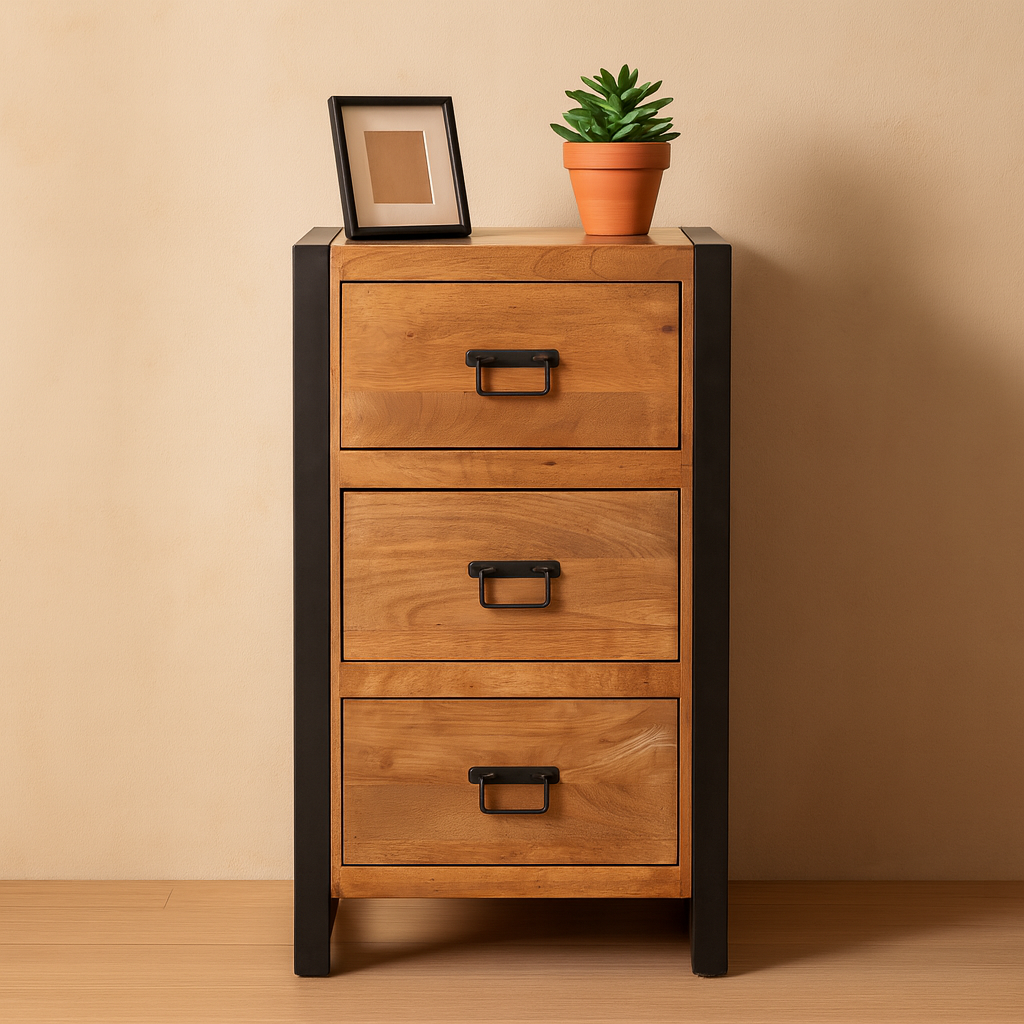 Halkast Boaz – Compact, Stoer & Functioneel met 3 Lades