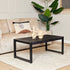 Salontafel Boaz Black | 110 cm - Industrieelinhuis.nl