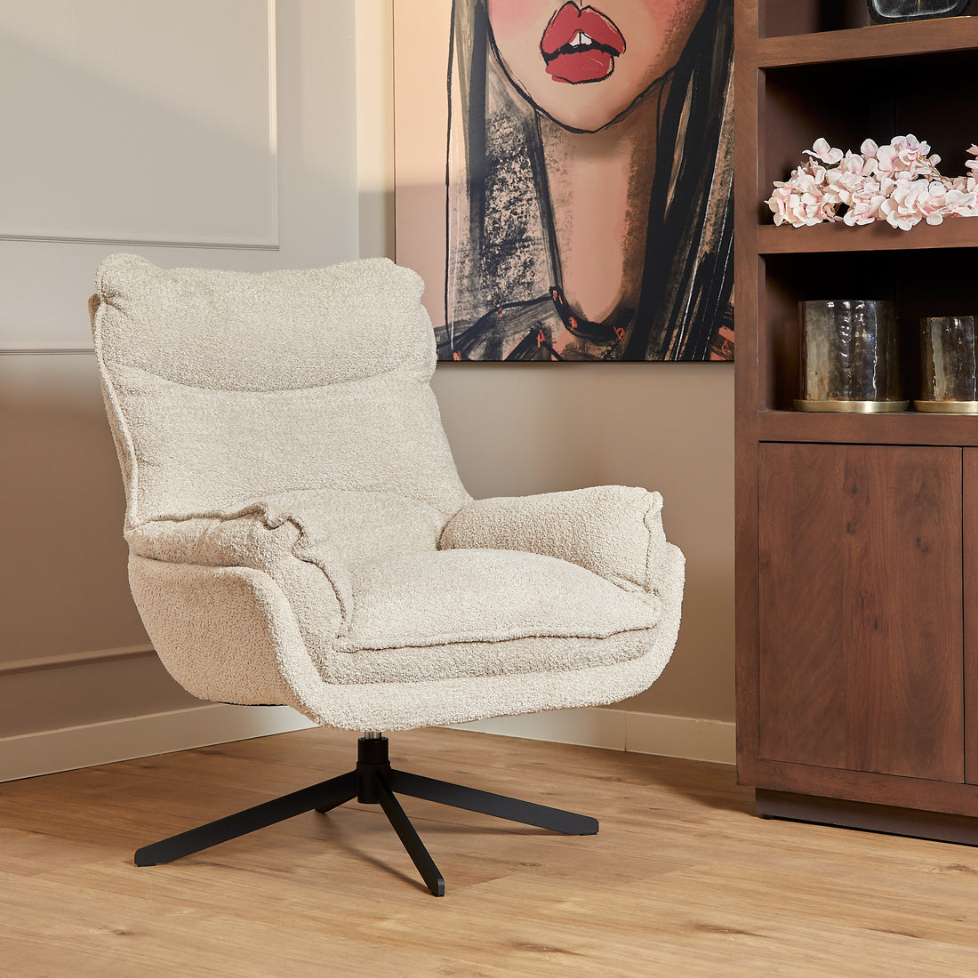 Fauteuil Vera | Off White - Industrieelinhuis.nl