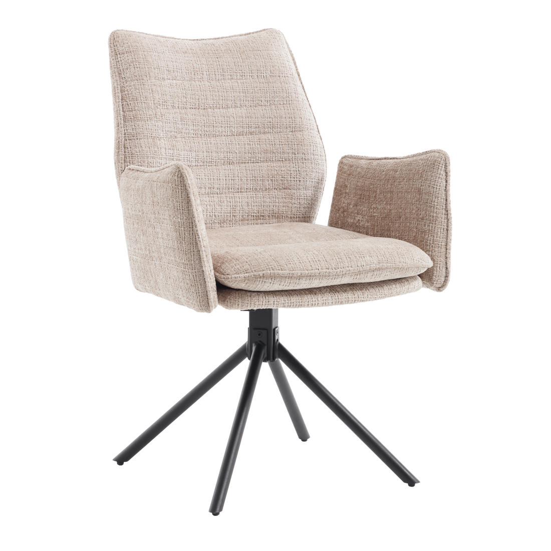 Eetkamerstoel Tim Cremona 14 Taupe - Industrieelinhuis.nl