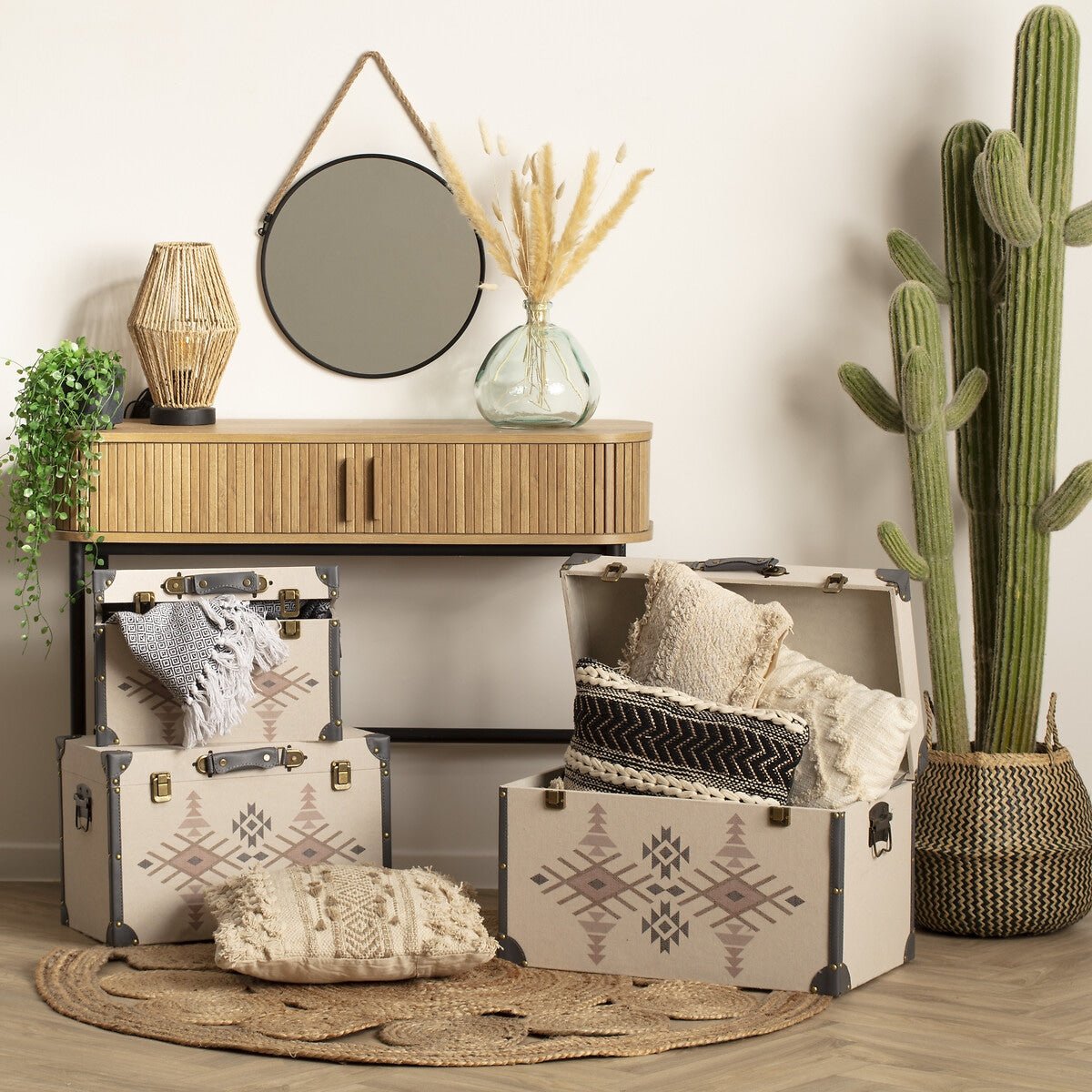 Sidetable Bali ronde vormen | 100x35x80,5cm