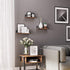 Set van 3 schappen Industrieel Design | Houtlook en Staal 30-35-40cm - Industrieelinhuis.nl