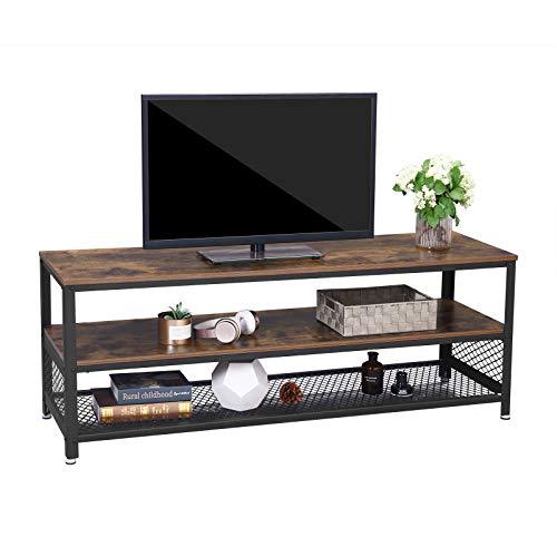 TV-meubel Industrieel Design | Houtlook en Staal | 140x40x52cm - Industrieelinhuis.nl