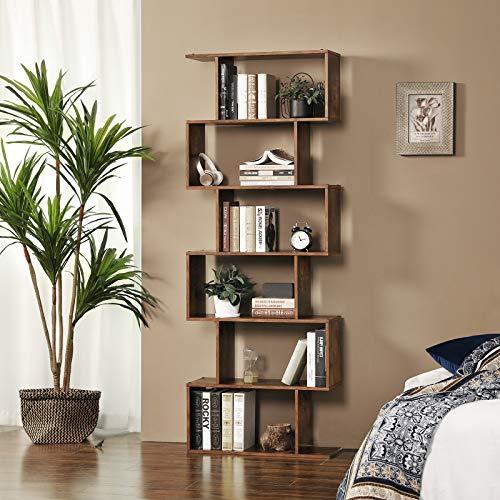 Schappenkast / Boekenkast Industrieel Design | Houtlook en Staal | 70x24x190,5cm - Industrieelinhuis.nl