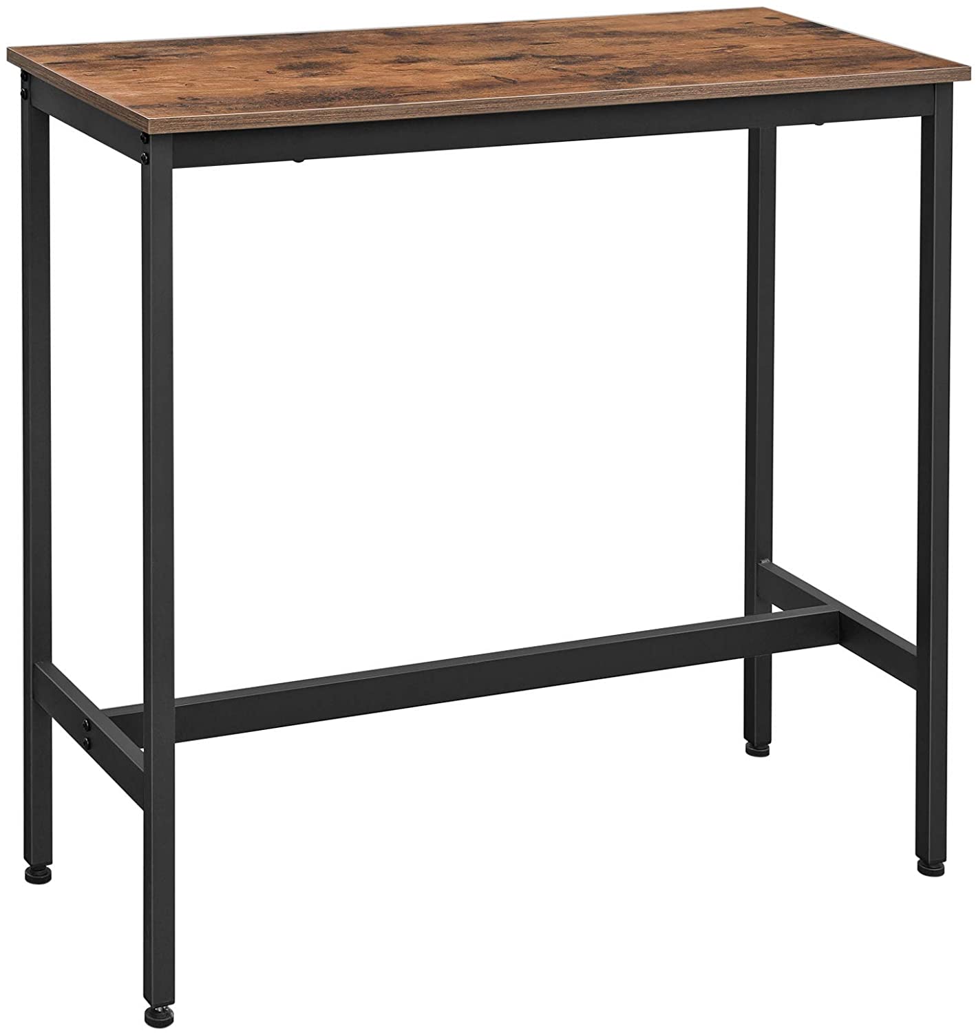 Bartafel smal Industrieel Design | Houtlook en Staal | 100x40x90cm - Industrieelinhuis.nl