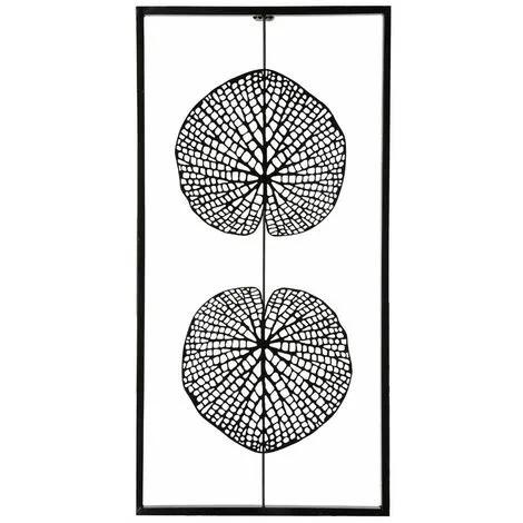 Wanddecoratie Blad frame | Metaal | 31x1,5x61cm - Industrieelinhuis.nl