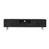 Tv meubel Brandy Black | 220 cm - Industrieelinhuis.nl