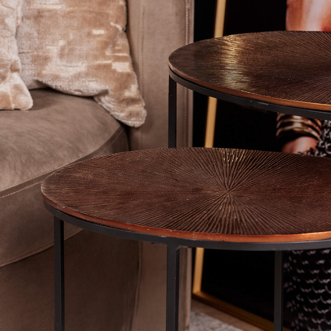 Bijzettafel set Leaves - Industrieelinhuis.nl