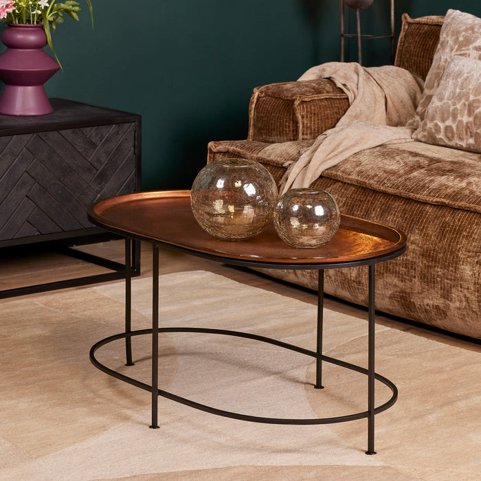 Salontafel Brass - Industrieelinhuis.nl