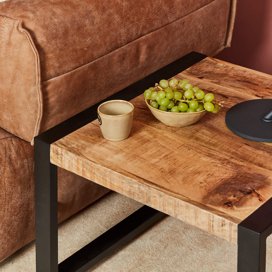 Bijzettafel Boaz 60 cm - Industrieelinhuis.nl