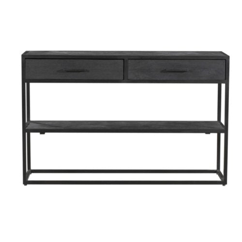 Sidetable zwart New York | 2 lades