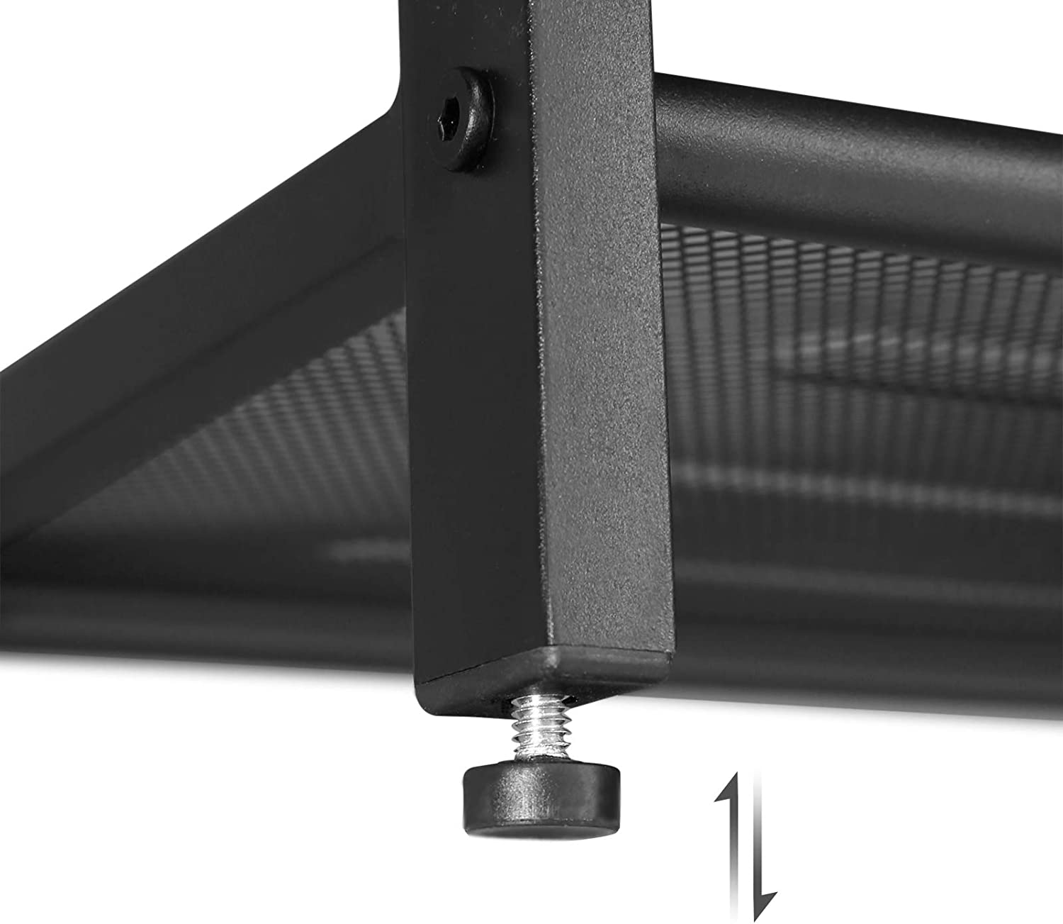 Schoenenrek industrieel | Houtlook en Staal | 100x30x92,5cm