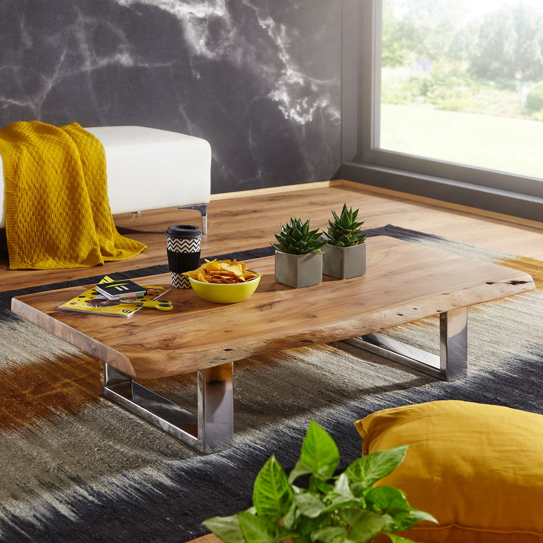 acaciahout salontafel