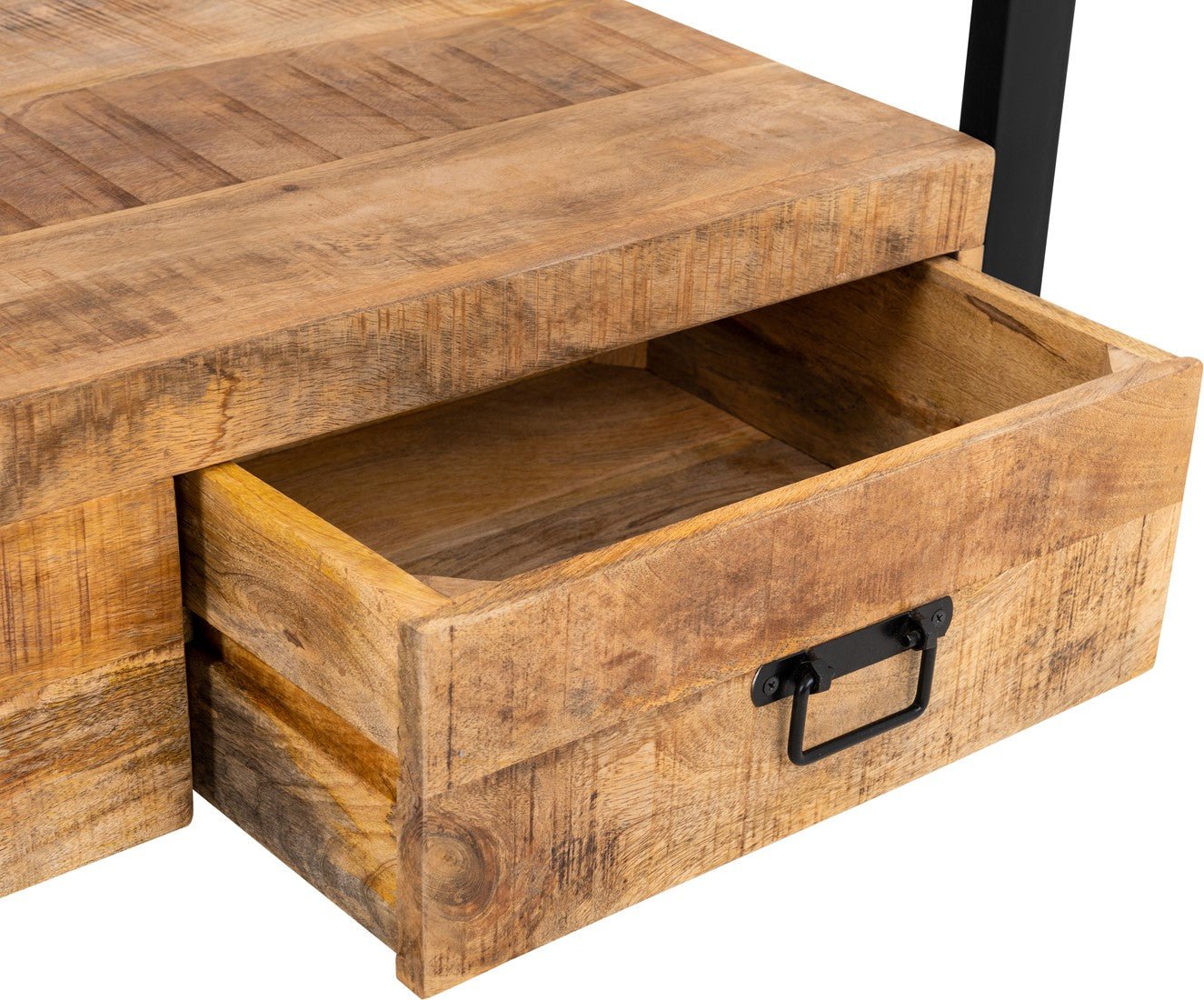 Industrieel TV meubel Britt | 100 cm | 2 lades - Industrieelinhuis.nl