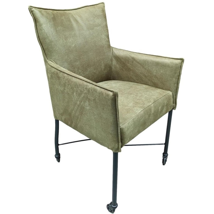 Dining Chair Bull Moss Green - Industrieelinhuis.nl