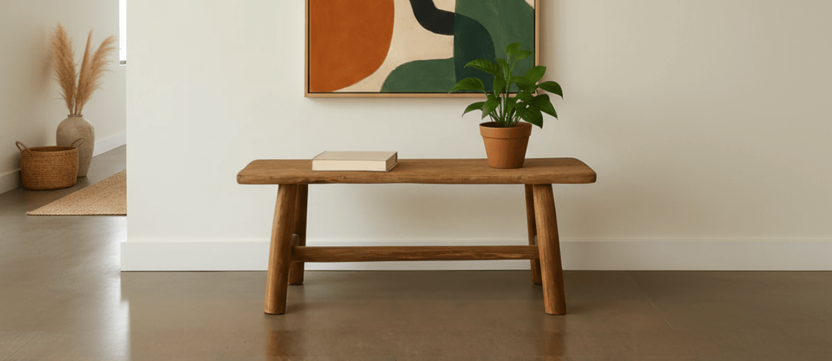 Zo maak je van een houten bankje een echte blikvanger