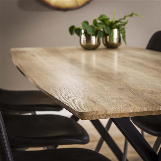 eiken eettafel