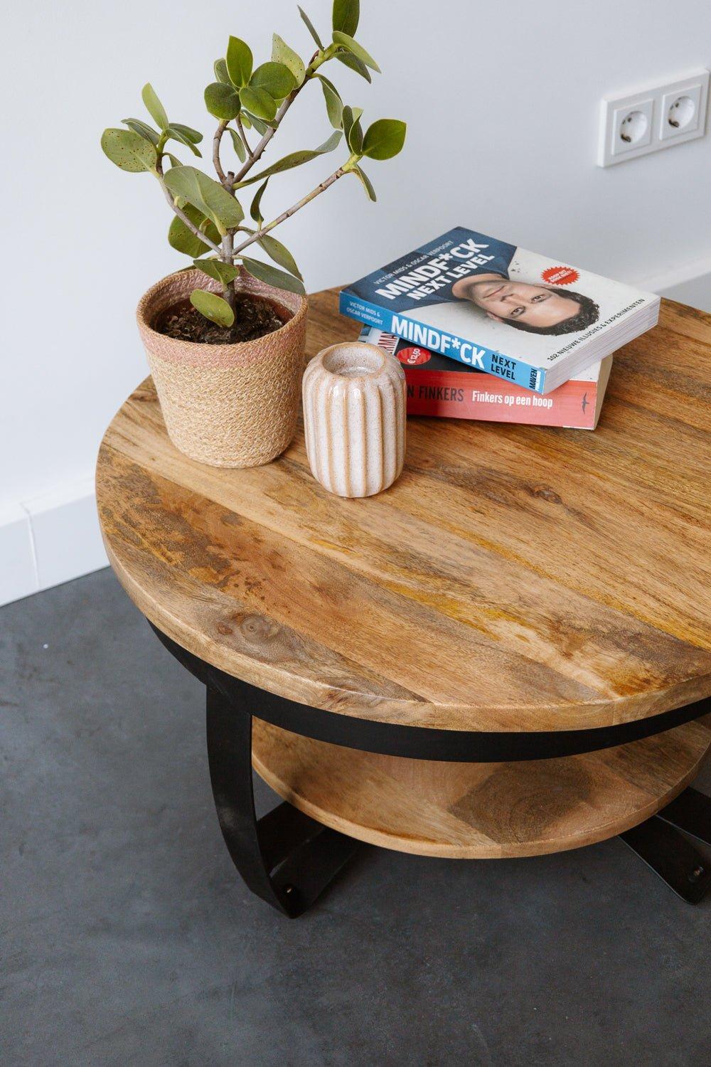 Salontafels rond - Industrieelinhuis.nl