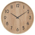Klok Wandklok Ivana industrieel | Zwart Staal Licht Hout | ø 55cm - Industrieelinhuis.nl