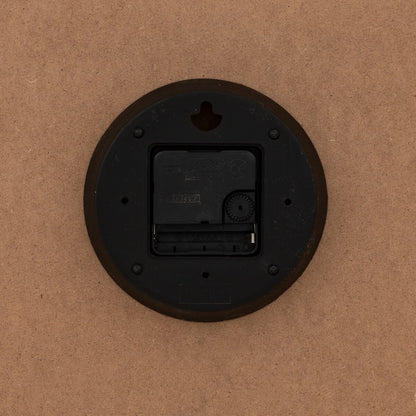 Klok Wandklok Ivana industrieel | Zwart Staal Licht Hout | ø 55cm - Industrieelinhuis.nl