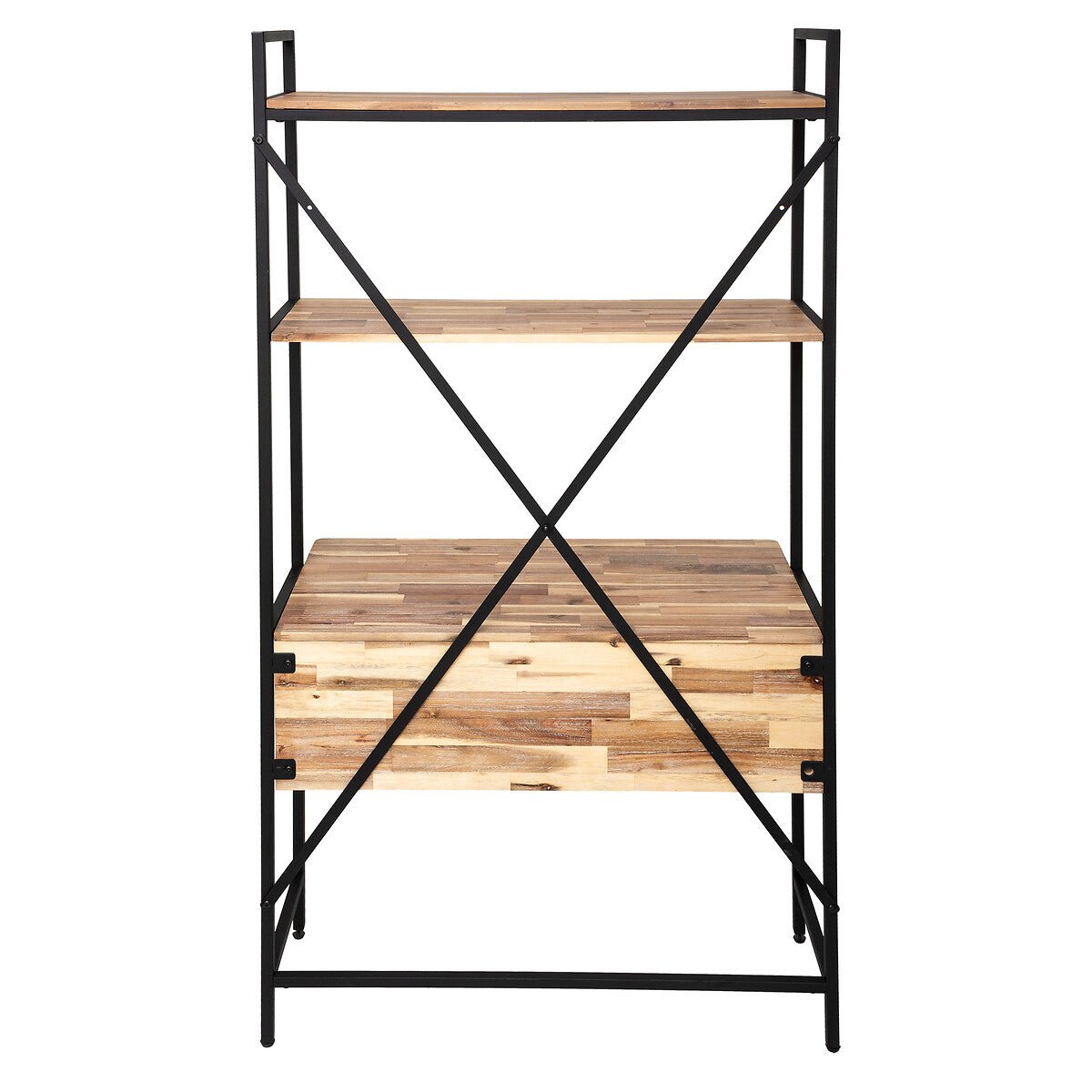 Plank Bureau &quot;Enna&quot; - Stijlvol en Functioneel - Industrieelinhuis.nl