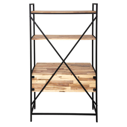 Plank Bureau &quot;Enna&quot; - Stijlvol en Functioneel - Industrieelinhuis.nl