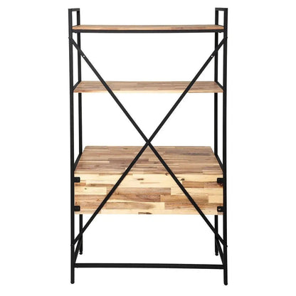 Plank Bureau &quot;Enna&quot; - Stijlvol en Functioneel - Industrieelinhuis.nl