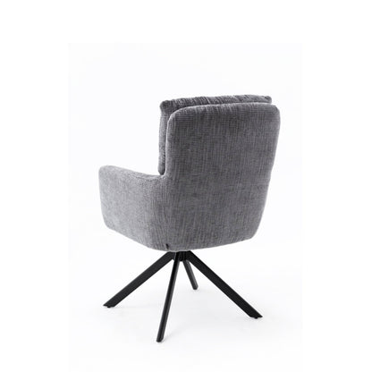 Eetkamerstoel Nobel Baltic 5057 Antraciet - Industrieelinhuis.nl