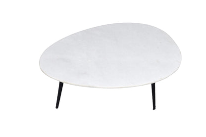 Organic Marble White black 70cm